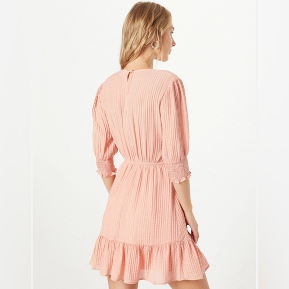 MINKPINK Vera Mini Dress Rose Pink Peach Side Large Side Zip NWT - Picture 4 of 14